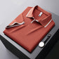 Camisa de manga corta de seda informal de negocios para hombre