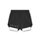 Pantalones cortos de doble capa para deportes de ocio de fitness muscular