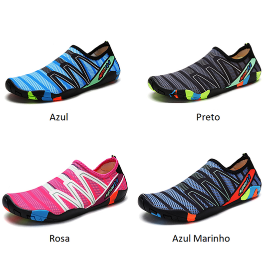 Zapatos de agua calcetines descalzos, zapatillas de agua
