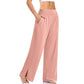 Pantalones de chándal de yoga sueltos casuales de pierna ancha para mujer