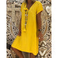 ?Promoción por tiempo limitado - 30% OFF?2023 Vestido midi de algodón y lino con cuello en V más vendido