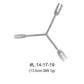Llave en forma de Y Trident Socket