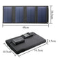 Panel de batería plegable solar portátil con puerto USB 20W5V
