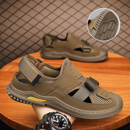 Sandalias de playa de verano transpirables para hombres con ancho ajustable 🔥Compre 2 envío gratis🔥