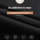 Pantalones cortos informales con abertura lateral y estampado de seda helada para hombre (50% de descuento)