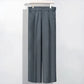 Pantalón Recto de Seda Hielo
