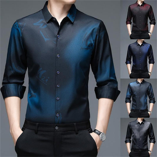 Ropa de hombre Otoño Primavera Camisas de manga larga con botones 🔥Compre 2 envío gratis🔥