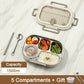 Caja Bento aislada de acero inoxidable para microondas 🔥Compre 2 envío gratis🔥