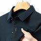 Camiseta de Manga Larga Sólida con Solapa para Hombre 🔥40% de descuento🔥