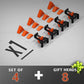 🔥 Hot Sale 49% Off🔥Juego de abrazaderas (4 PCS+8 gratis 60° & 90° & 120° Heads）
