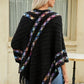 Chal retro con borlas para mujer