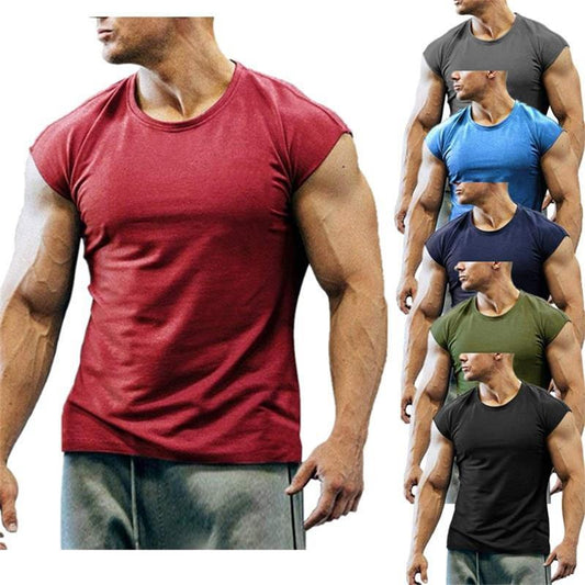 Camiseta sin mangas de fitness informal para hombre