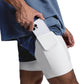 Pantalones cortos de doble capa para deportes de ocio de fitness muscular