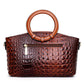 PATRON COCODRILO BOLSO DE CUERO VINTAGE