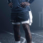 Pantalones cortos de doble capa para deportes de ocio de fitness muscular