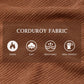 Cómodo pantalón casual de pana para mujer