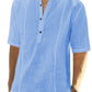 Camisa de lino para hombre 🔥Compre 3 envío gratis🔥