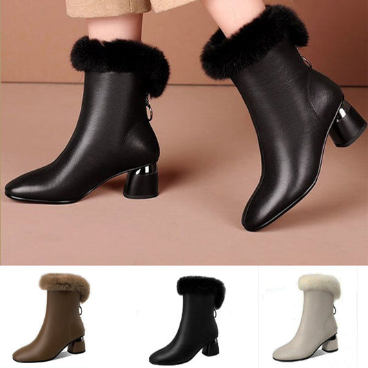 [🔥El precio más bajo de hoy]2024 BOTAS DE CUERO ELEGANTES FRANCESAS DE NUEVO ESTILO💕