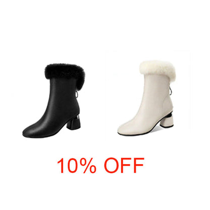 [🔥El precio más bajo de hoy]2024 BOTAS DE CUERO ELEGANTES FRANCESAS DE NUEVO ESTILO💕