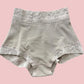 Calzoncillos de encaje para mujer, ropa diaria clásica, moldeador de glúteos, bragas suavizantes