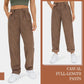 Cómodo pantalón casual de pana para mujer