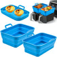 Bandeja plegable para hornear de silicona para freidora de aire