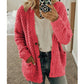 Cálido Regalo-Chaqueta de Terciopelo Casual de Talla Grande para Otoño e Invierno