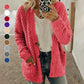 Cálido Regalo-Chaqueta de Terciopelo Casual de Talla Grande para Otoño e Invierno