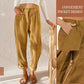 Cómodo pantalón casual de pana para mujer