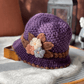 🔥Oferta de Navidad 40% de descuento: gorro de punto floral francés grueso para mujer
