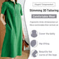 Vestido Sencillo Transpirable de Manga Corta para Mujer