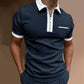 Camiseta de hombre con cremallera y solapa fina 2023