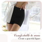Pantalones cortos de seguridad de seda helada con entrepierna delantera de doble capa