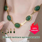 el mejor regalo 🔥Collar esmeralda Pendientes Pulsera