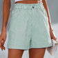 Pantalones cortos sueltos de rayas casuales