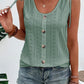Camá de tanque Casual Loose Loose Crew Teck