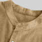 Camisas de hombre de manga corta de lino y algodón de verano