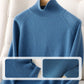 Jersey liso de punto con cuello alto-🎅Rebajas de Navidad🎅