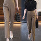 Pantalones de traje de harén rectos adelgazantes