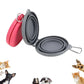 Juego de comedor para perros de viaje