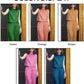Traje casual de lino de algodón sin mangas de color sólido para mujer🔥Compre 2 envío gratis🔥