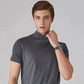 Camiseta de cuello alto slim-fit para hombre