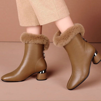 [🔥El precio más bajo de hoy]2024 BOTAS DE CUERO ELEGANTES FRANCESAS DE NUEVO ESTILO💕