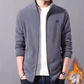 🎅【Un regalo cálido en invierno】 Chaqueta de forro polar suave casual al aire libre con cremallera completa ligera para hombre