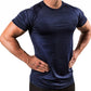 CAMISETA DEPORTIVA CASUAL DE COLOR LISO™