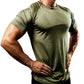 CAMISETA DEPORTIVA CASUAL DE COLOR LISO™