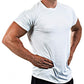 CAMISETA DEPORTIVA CASUAL DE COLOR LISO™