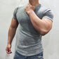 CAMISETA DEPORTIVA CASUAL DE COLOR LISO™