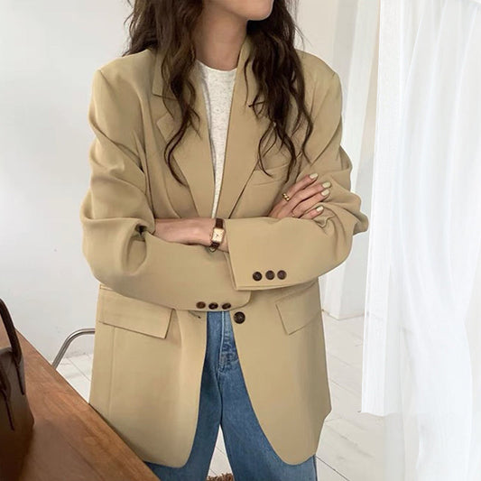 Blazer Informal con Botones para Mujer