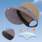 2023 Nueva Sombrero protector solar de ala ancha para mujer para salir a la playa en verano